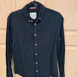 Cotton On Men's Black Casual Button-Down Shirt